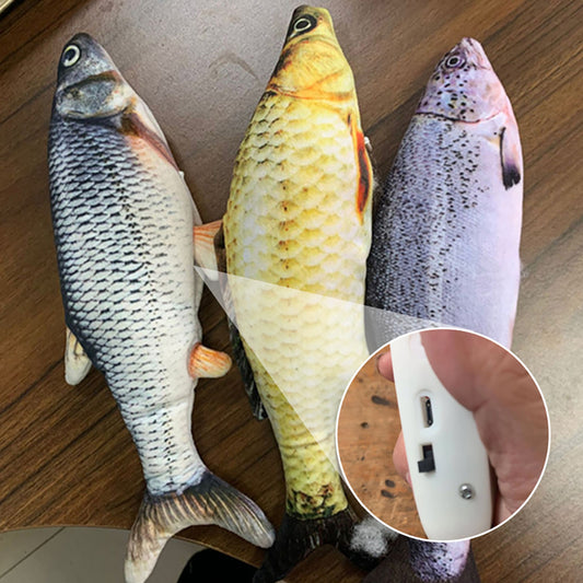 Simulation Electric Jumping Fish Toy - Companion Care