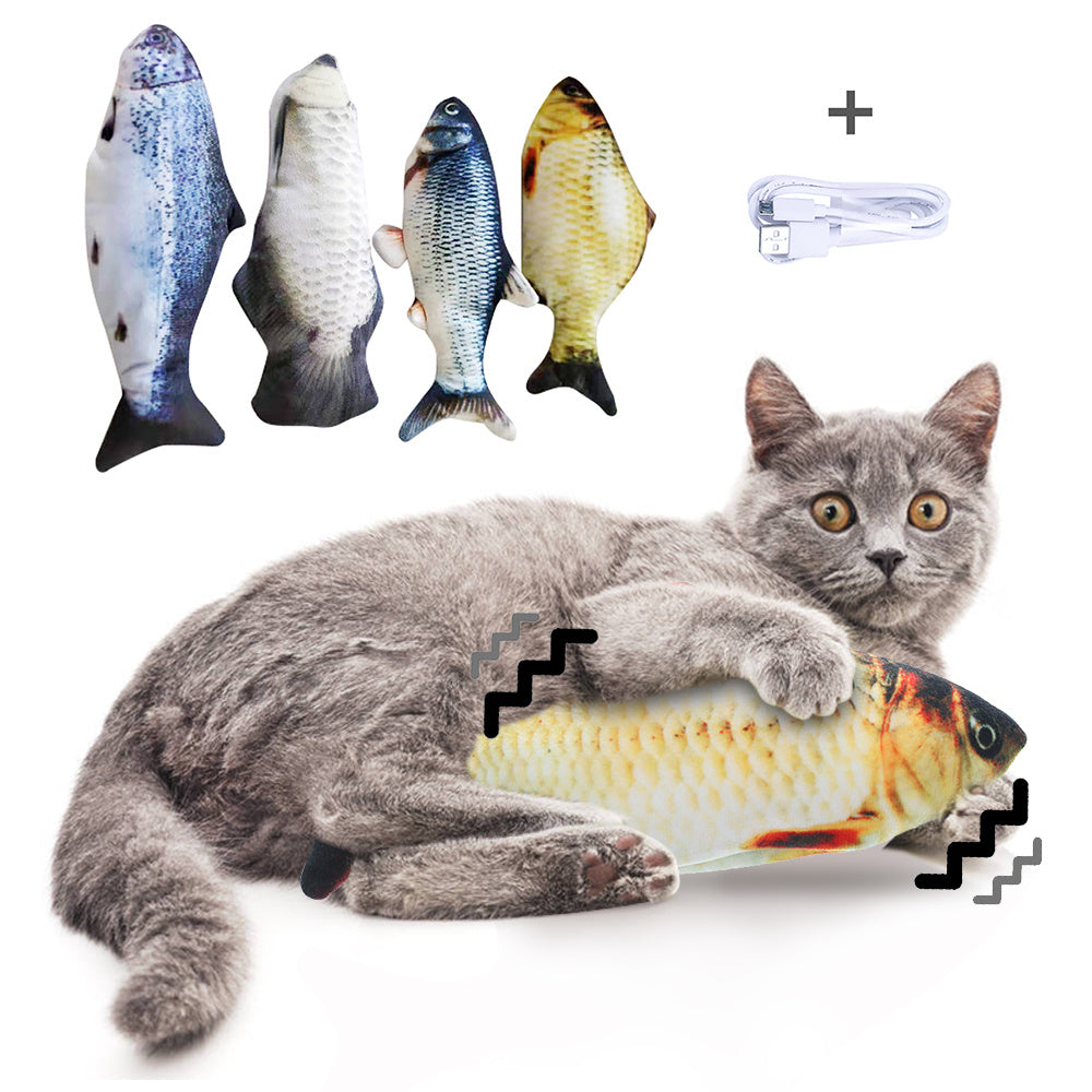Simulation Electric Jumping Fish Toy - Companion Care