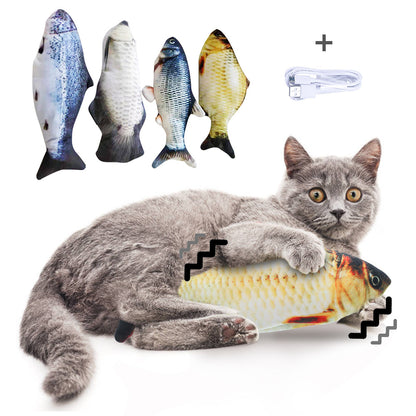 Simulation Electric Jumping Fish Toy - Companion Care