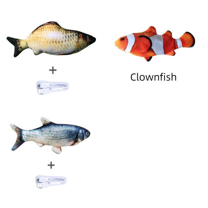 Simulation Electric Jumping Fish Toy - Companion Care
