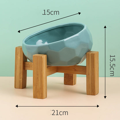 Ceramic Pet Oblique Mouth Bowl - Companion Care