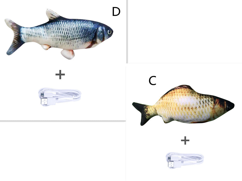 Simulation Electric Jumping Fish Toy - Companion Care