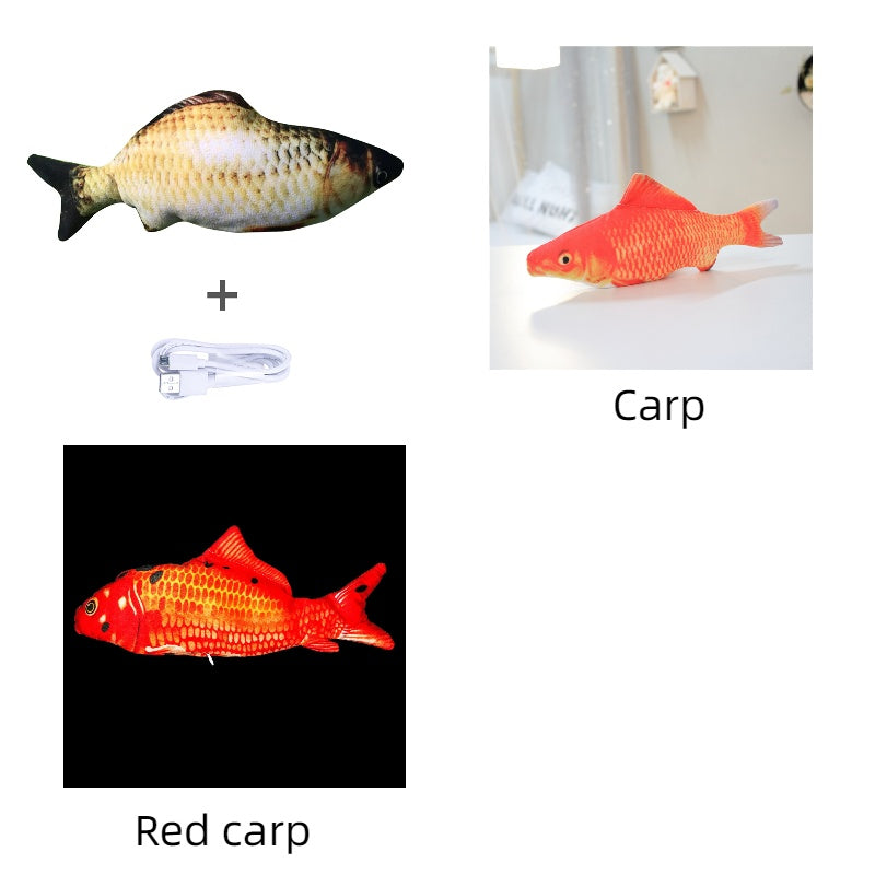 Simulation Electric Jumping Fish Toy - Companion Care