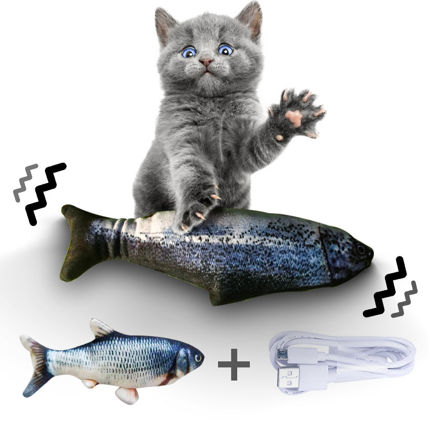 Simulation Electric Jumping Fish Toy - Companion Care