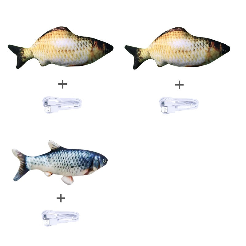 Simulation Electric Jumping Fish Toy - Companion Care