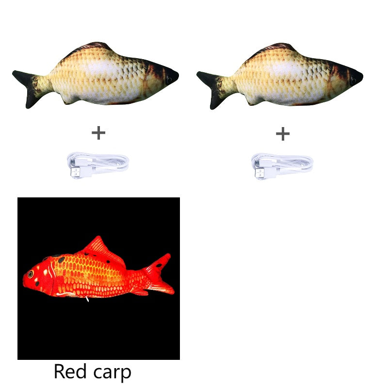 Simulation Electric Jumping Fish Toy - Companion Care