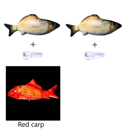 Simulation Electric Jumping Fish Toy - Companion Care