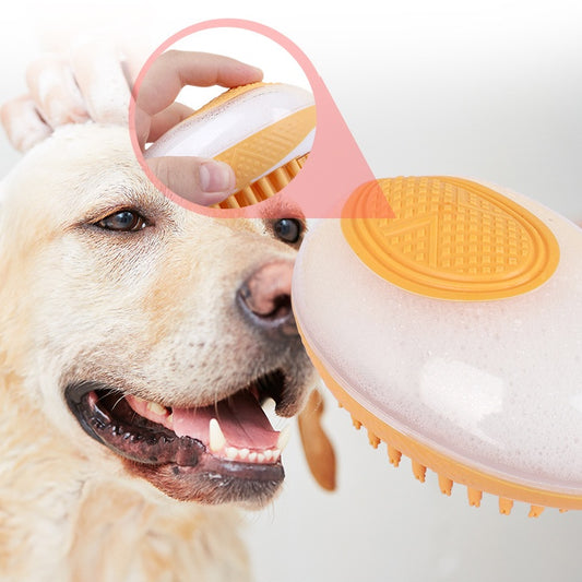 2-in-1 Pet Soft Silicone Bath Massage Comb - Companion Care