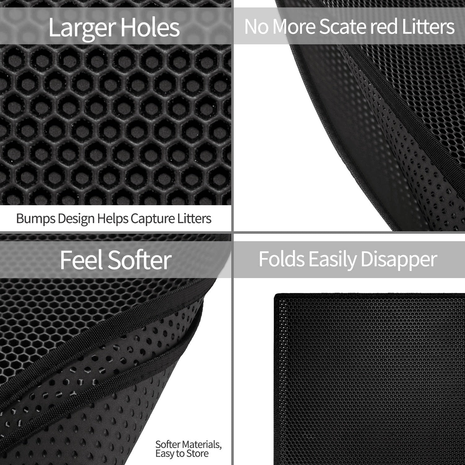Waterproof Double Layer Honeycomb Cat Litter Mat - Companion Care