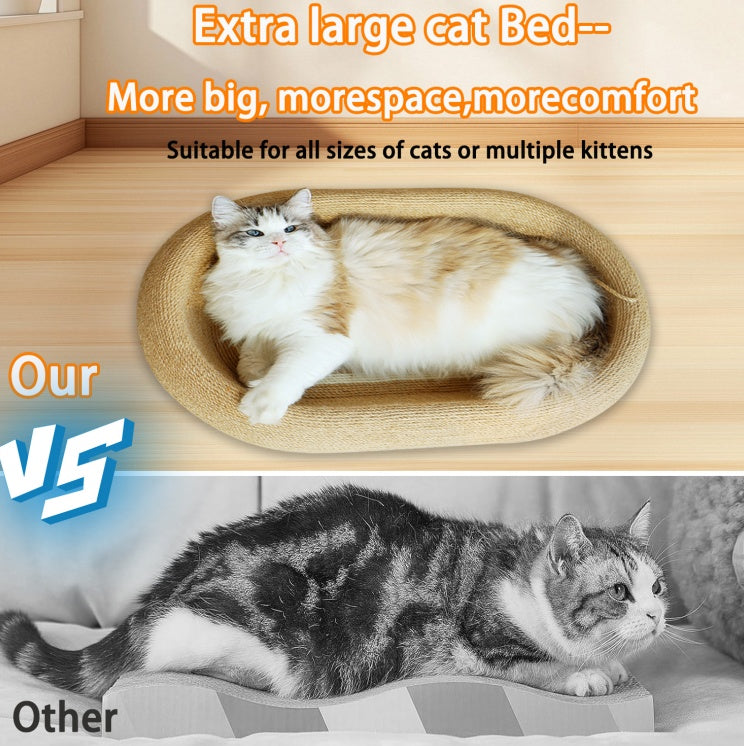 Large Space Sisal Cat Scratching Board - Companion Care
