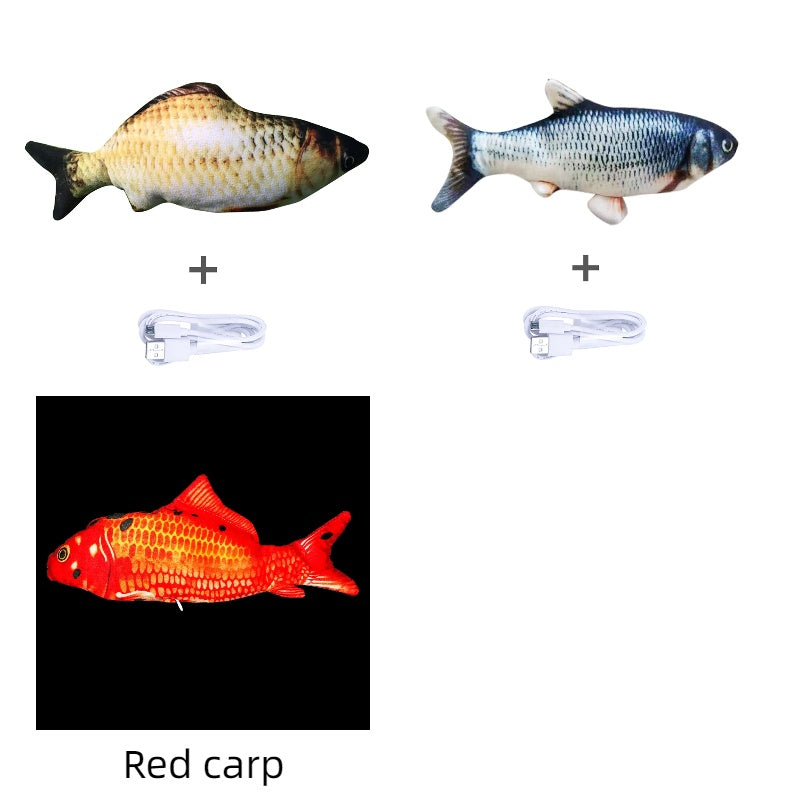 Simulation Electric Jumping Fish Toy - Companion Care