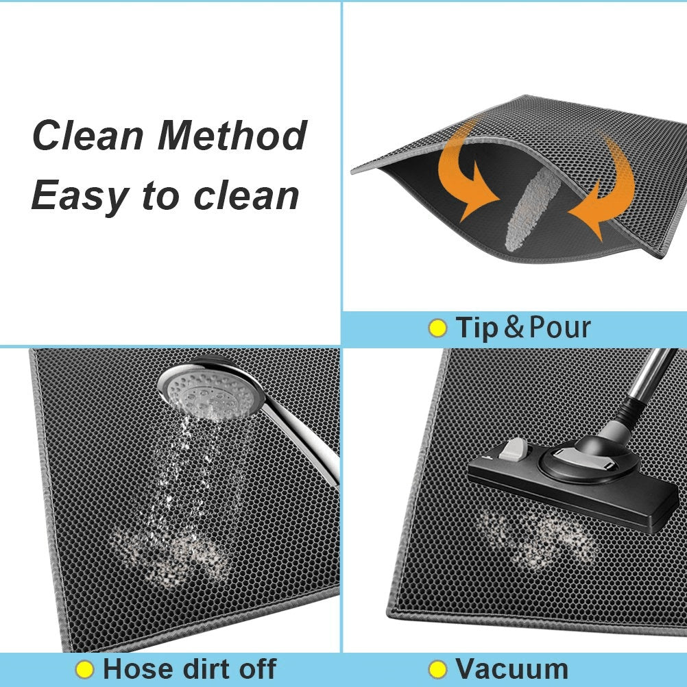 Waterproof Double Layer Honeycomb Cat Litter Mat - Companion Care