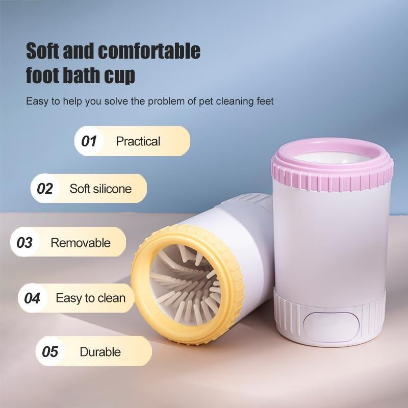 Semi-Automatic Pet Dog Paw Cleaner - Companion Care